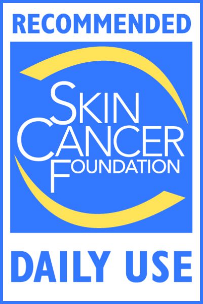 Seal of Recommendation Daily Use logo Skin Cancer Foundation Seal of Recommendation Daily Use Official Logo Color